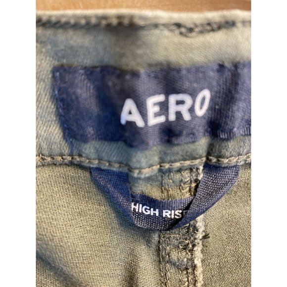 Aero Womens Jeggings Size 6 Green Camouflage jeans - Picture 4 of 9